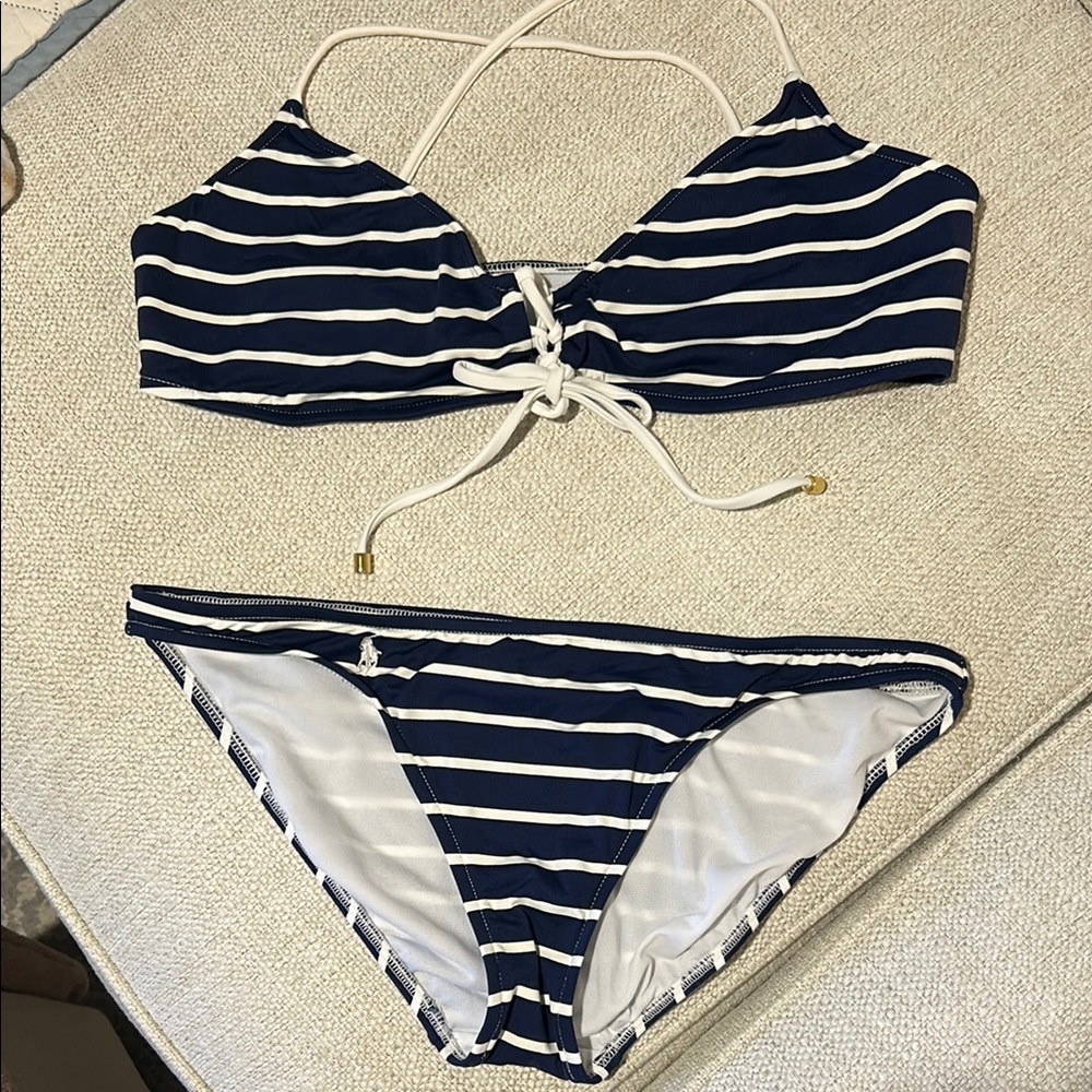 Polo Ralph Lauren Navy Striped Bikini